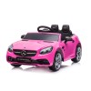 Battery operated car Mercedes Benz SLC300 LUX pink, EVA wheels, leather seat