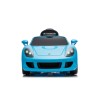 Battery operated car Porsche Carrera GT LUX blue,EVA wheels, leather seat