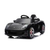 Battery operated car Porsche Carrera GT LUX  black, EVA wheels, leather seat