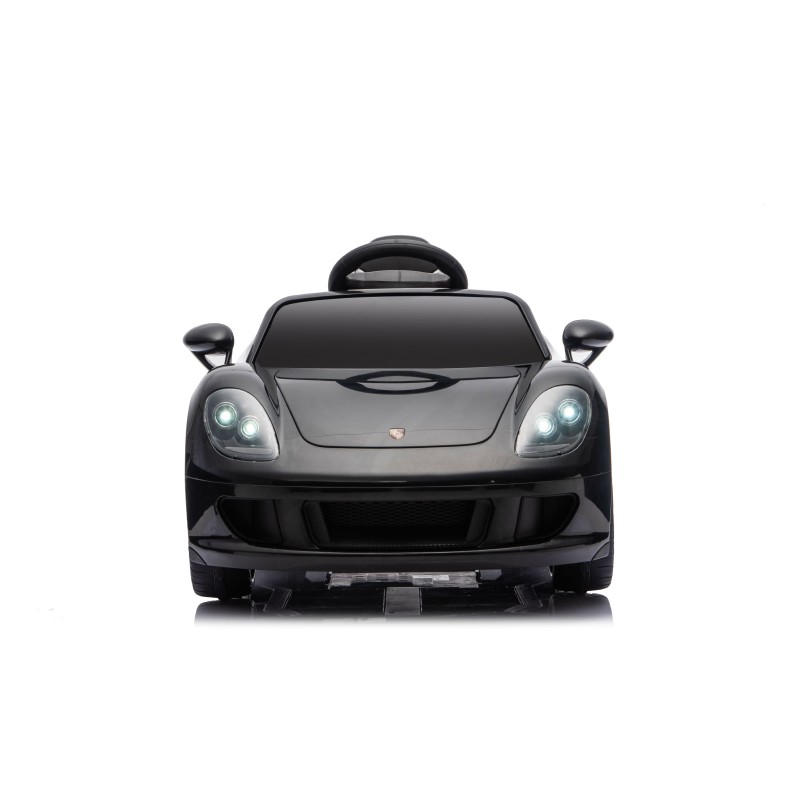 Battery operated car Porsche Carrera GT LUX  black, EVA wheels, leather seat