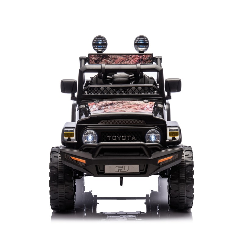 Battery operated SUV Toyota FJ Cruiser granite, soft EVA wheels