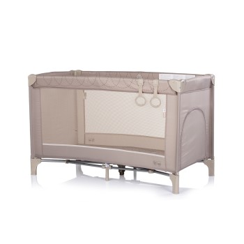 Foldable travel cot "Capri" latte