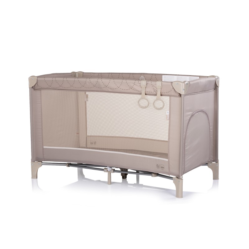 Foldable travel cot Capri latte