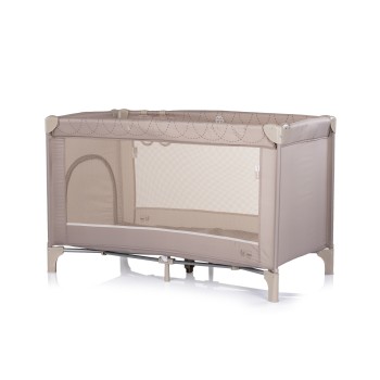 Foldable travel cot "Capri" latte