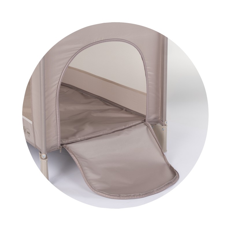 Foldable travel cot Capri latte