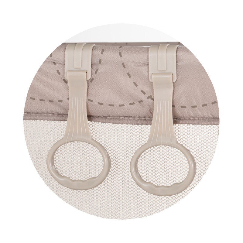 Foldable travel cot Capri latte