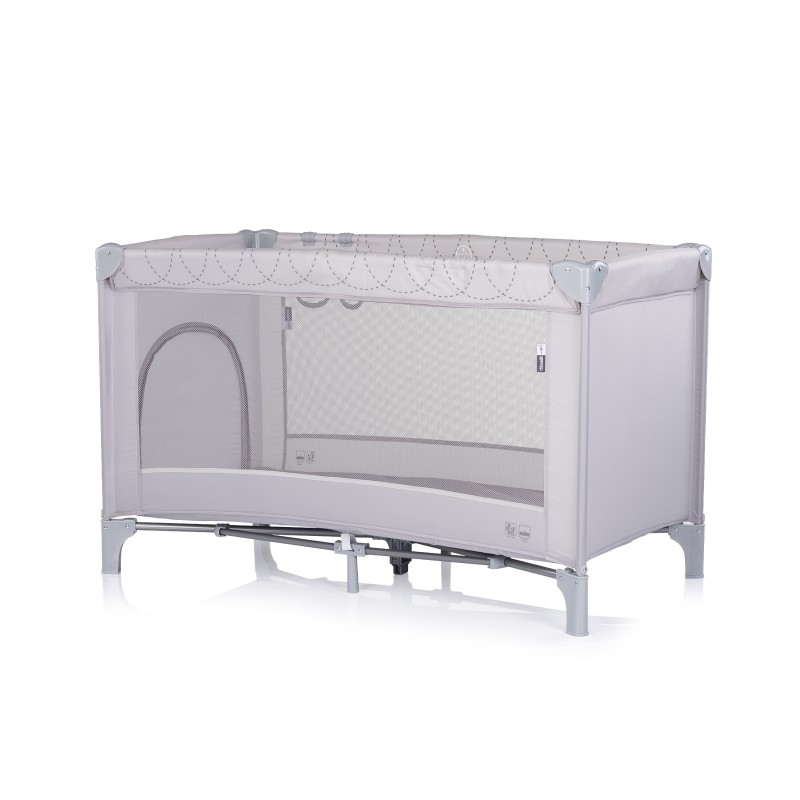 Foldable travel cot Capri platinum