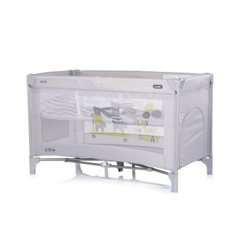 Foldable travel cot "Ariel" platinum