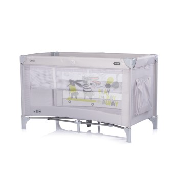 Foldable travel cot "Ariel" platinum