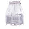 Foldable travel cot with mosquito net Palace platinum