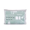 Beding set 5 pc. /Sheet, pillow case, pillow, duvet and duvet cover / grey stars