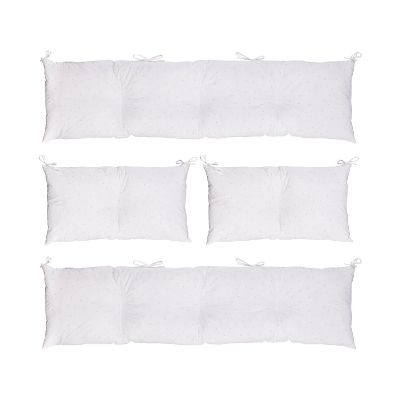 9-piece bedding set with duvet cover 60/120  mint stars