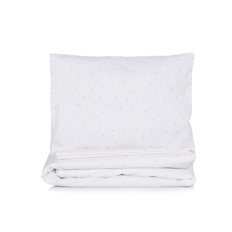 9-piece bedding set with duvet cover 60/120  mint stars