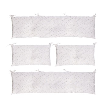9-piece bedding set with duvet cover 70/140 beige stars