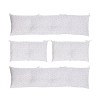9-piece bedding set with duvet cover 70/140 grey stars