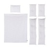 9-piece bedding set with duvet cover 60/120 grey stars