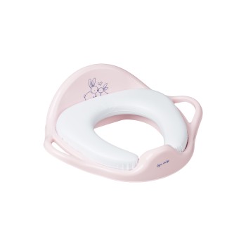Soft seat toilet trainer Little Bunnies pink