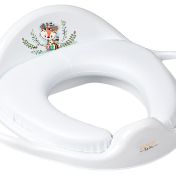 Soft toilet trainer WILD & FREE white LITTLE FOX