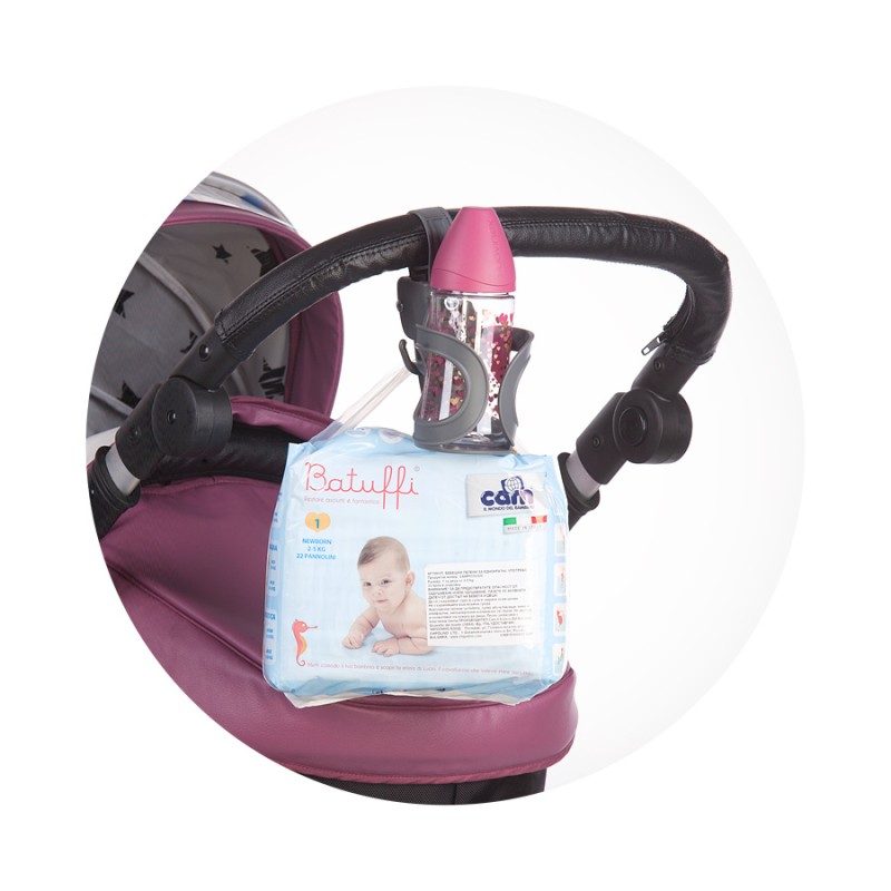 Ποτηροθήκη Καροτσιού Universal - black