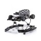 Multi functional baby walker Racer 4 in 1 - black/white Multi functional baby walker Racer 4 in 1 - black/white
