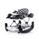 Multi functional baby walker Racer 4 in 1 - black/white Multi functional baby walker Racer 4 in 1 - black/white