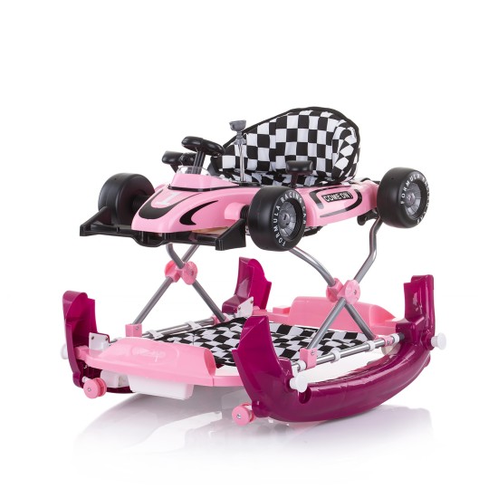 Multi functional baby walker Racer 4 in 1 - pink Multi functional baby walker Racer 4 in 1 - pink