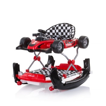 Multi functional baby walker "Racer" 4 in 1 - red