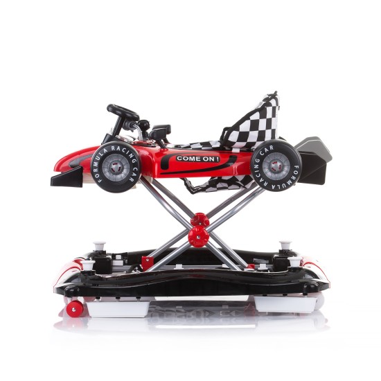 Multi functional baby walker Racer 4 in 1 - red