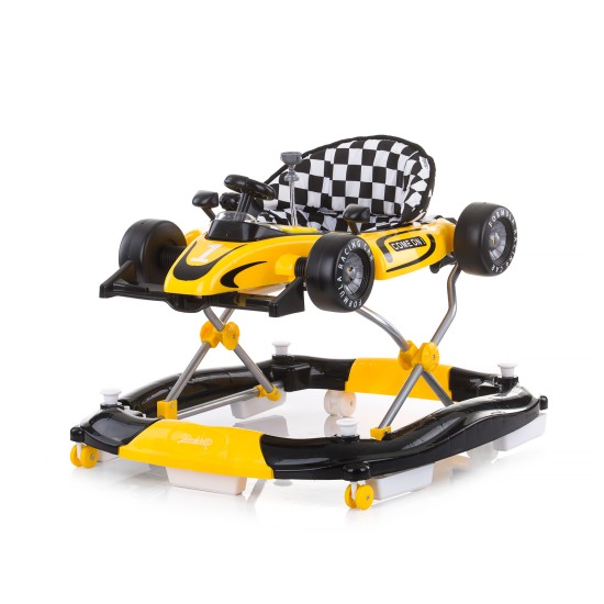 Multi functional baby walker Racer 4 in 1 - yellow Multi functional baby walker Racer 4 in 1 - yellow