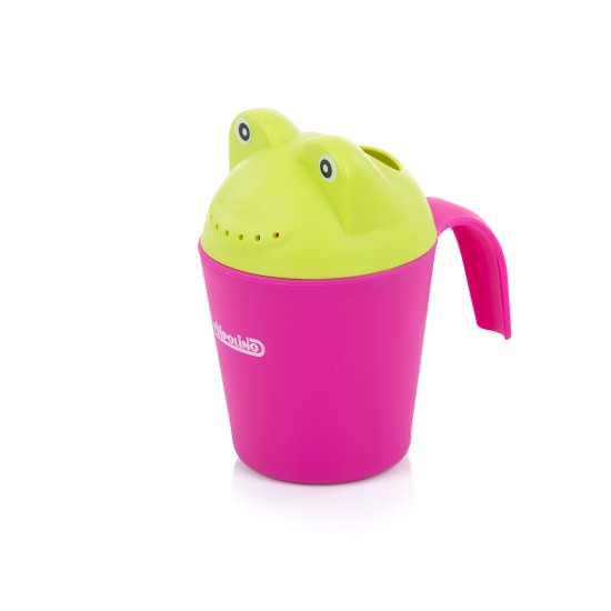 Rinse bath cup Froggy pink