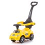 Ride on car with handle Turbo yellow
