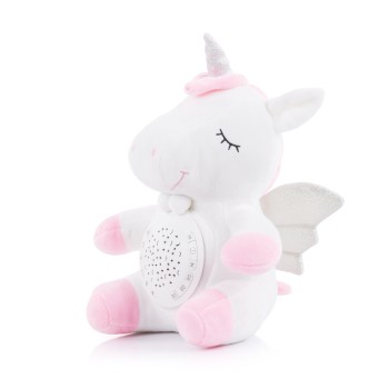Plush toy with projector and music "Unicorn"