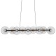 GloboStar® VERONA 00588 Μοντέρνο Κρεμαστό Φωτιστικό Ράγα Πολύφωτο 9 x E27 Μαύρο & Χρυσό Μέταλλο - Μ140 x Π28 x Υ20cm GloboStar® VERONA 00588 Μοντέρνο Κρεμαστό Φωτιστικό Ράγα Πολύφωτο 9 x E27 Μαύρο & Χρυσό Μέταλλο - Μ140 x Π28 x Υ20cm