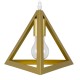 GloboStar® TRIANGLE 00610 Μοντέρνο Κρεμαστό Φωτιστικό Ράγα Πολύφωτο 5 x E27 IP20 Χρυσό Μέταλλο - Μ170 x Π22 x Y130cm GloboStar® TRIANGLE 00610 Μοντέρνο Κρεμαστό Φωτιστικό Ράγα Πολύφωτο 5 x E27 IP20 Χρυσό Μέταλλο - Μ170 x Π22 x Y130cm