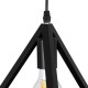 GloboStar® TRIANGLE 00611 Μοντέρνο Κρεμαστό Φωτιστικό Ράγα Δίφωτο 2 x E27 IP20 Μαύρο Μέταλλο - Μ60 x Π22 x Y130cm GloboStar® TRIANGLE 00611 Μοντέρνο Κρεμαστό Φωτιστικό Ράγα Δίφωτο 2 x E27 IP20 Μαύρο Μέταλλο - Μ60 x Π22 x Y130cm