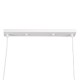GloboStar® TRIANGLE 00612 Μοντέρνο Κρεμαστό Φωτιστικό Ράγα Δίφωτο 2 x E27 IP20 Λευκό Μέταλλο - Μ60 x Π22 x Y130cm GloboStar® TRIANGLE 00612 Μοντέρνο Κρεμαστό Φωτιστικό Ράγα Δίφωτο 2 x E27 IP20 Λευκό Μέταλλο - Μ60 x Π22 x Y130cm
