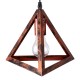 GloboStar® TRIANGLE 00613 Μοντέρνο Κρεμαστό Φωτιστικό Ράγα Δίφωτο 2 x E27 IP20 Χάλκινο Μέταλλο - Μ60 x Π22 x Y130cm GloboStar® TRIANGLE 00613 Μοντέρνο Κρεμαστό Φωτιστικό Ράγα Δίφωτο 2 x E27 IP20 Χάλκινο Μέταλλο - Μ60 x Π22 x Y130cm