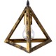 GloboStar® TRIANGLE 00614 Μοντέρνο Κρεμαστό Φωτιστικό Ράγα Δίφωτο 2 x E27 IP20 Μπρούτζινο Μέταλλο - Μ60 x Π22 x Y130cm GloboStar® TRIANGLE 00614 Μοντέρνο Κρεμαστό Φωτιστικό Ράγα Δίφωτο 2 x E27 IP20 Μπρούτζινο Μέταλλο - Μ60 x Π22 x Y130cm