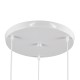 GloboStar® TRIANGLE 00617 Μοντέρνο Κρεμαστό Φωτιστικό Πλέγμα Τρίφωτο 3 x E27 IP20 Λευκό Μέταλλο - Μ49 x Π49 x Y130cm GloboStar® TRIANGLE 00617 Μοντέρνο Κρεμαστό Φωτιστικό Πλέγμα Τρίφωτο 3 x E27 IP20 Λευκό Μέταλλο - Μ49 x Π49 x Y130cm
