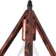 GloboStar® TRIANGLE 00618 Μοντέρνο Κρεμαστό Φωτιστικό Πλέγμα Τρίφωτο 3 x E27 IP20 Χάλκινο Μέταλλο - Μ49 x Π49 x Y130cm GloboStar® TRIANGLE 00618 Μοντέρνο Κρεμαστό Φωτιστικό Πλέγμα Τρίφωτο 3 x E27 IP20 Χάλκινο Μέταλλο - Μ49 x Π49 x Y130cm