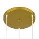 GloboStar® TRIANGLE 00620 Μοντέρνο Κρεμαστό Φωτιστικό Πλέγμα Τρίφωτο 3 x E27 IP20 Χρυσό Μέταλλο - Μ49 x Π49 x Y130cm GloboStar® TRIANGLE 00620 Μοντέρνο Κρεμαστό Φωτιστικό Πλέγμα Τρίφωτο 3 x E27 IP20 Χρυσό Μέταλλο - Μ49 x Π49 x Y130cm