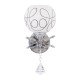 GloboStar® CANTER 00634 Μοντέρνο Επιτοίχιο Φωτιστικό Απλίκα Μονόφωτο 1 x E27 IP20 Ασημί Μέταλλο με Λευκό Γυαλί - Μ14 x Π15 x Υ30cm GloboStar® CANTER 00634 Μοντέρνο Επιτοίχιο Φωτιστικό Απλίκα Μονόφωτο 1 x E27 IP20 Ασημί Μέταλλο με Λευκό Γυαλί - Μ14 x Π15 x Υ30cm