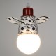GloboStar® ZEBRA 00639 Παιδικό Κρεμαστό Φωτιστικό Φιγούρα Μονόφωτο 1 x E27 IP20 Λευκό, Μαύρο & Κόκκινο Μέταλλο - Μ19 x Π10.5 x Υ13.5cm GloboStar® ZEBRA 00639 Παιδικό Κρεμαστό Φωτιστικό Φιγούρα Μονόφωτο 1 x E27 IP20 Λευκό, Μαύρο & Κόκκινο Μέταλλο - Μ19 x Π10.5 x Υ13.5cm