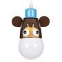 GLOBOSTAR® MONKEY 00640 Παιδικό Κρεμαστό Φωτιστικό Οροφής με Ντουί 1 x E27 AC 220-240V IP20 - Πολύχρωμο - Μ14.5 x Π10.5 x Υ13.5cm