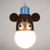 GloboStar® MONKEY 00640 Παιδικό Κρεμαστό Φωτιστικό Φιγούρα Μονόφωτο 1 x E27 IP20 Πολύχρωμο Μέταλλο - Μ14.5 x Π10.5 x Υ13.5cm