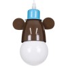 GloboStar® MONKEY 00640 Παιδικό Κρεμαστό Φωτιστικό Φιγούρα Μονόφωτο 1 x E27 IP20 Πολύχρωμο Μέταλλο - Μ14.5 x Π10.5 x Υ13.5cm