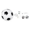 GLOBOSTAR® FOOTBALL 00647 Παιδικό Κρεμαστό Φωτιστικό Οροφής με Ντουί 1 x E27 AC 220-240V IP20 - Λευκό & Μαύρο - Μ25 x Π25 x Υ25cm