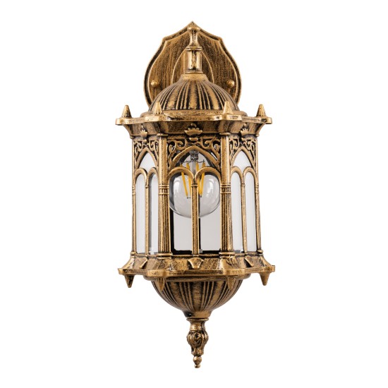 GLOBOSTAR® DARCY 00658 Vintage Φωτιστικό Τοίχου - Απλίκα με Ντουί 1 x E27 AC 220-240V IP20 - Μπρούτζινο Εφέ Σκουριάς - Μ15.5 x Π15.5 x Υ34.5cm GLOBOSTAR® DARCY 00658 Vintage Φωτιστικό Τοίχου - Απλίκα με Ντουί 1 x E27 AC 220-240V IP20 - Μπρούτζινο Εφέ Σκουριάς - Μ15.5 x Π15.5 x Υ34.5cm