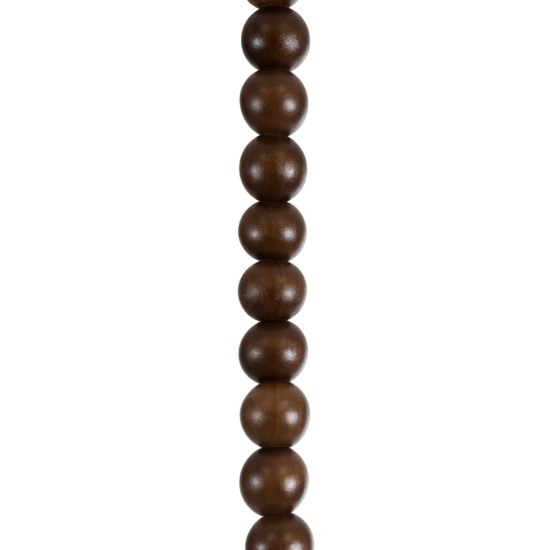GloboStar® BEADS 00694 Vintage Κρεμαστό Φωτιστικό Ανάρτηση Μονόφωτο 1 x E27 IP20 Καφέ Ξύλο - Μ4 x Π4 x Υ47cm GloboStar® BEADS 00694 Vintage Κρεμαστό Φωτιστικό Ανάρτηση Μονόφωτο 1 x E27 IP20 Καφέ Ξύλο - Μ4 x Π4 x Υ47cm