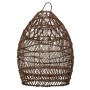 GLOBOSTAR® TAHITI 00711 Boho Κρεμαστό Φωτιστικό Οροφής με Ντουί 1 x E27 AC 220-240V IP20 - Καφέ - Μ38 x Π38 x Υ50cm